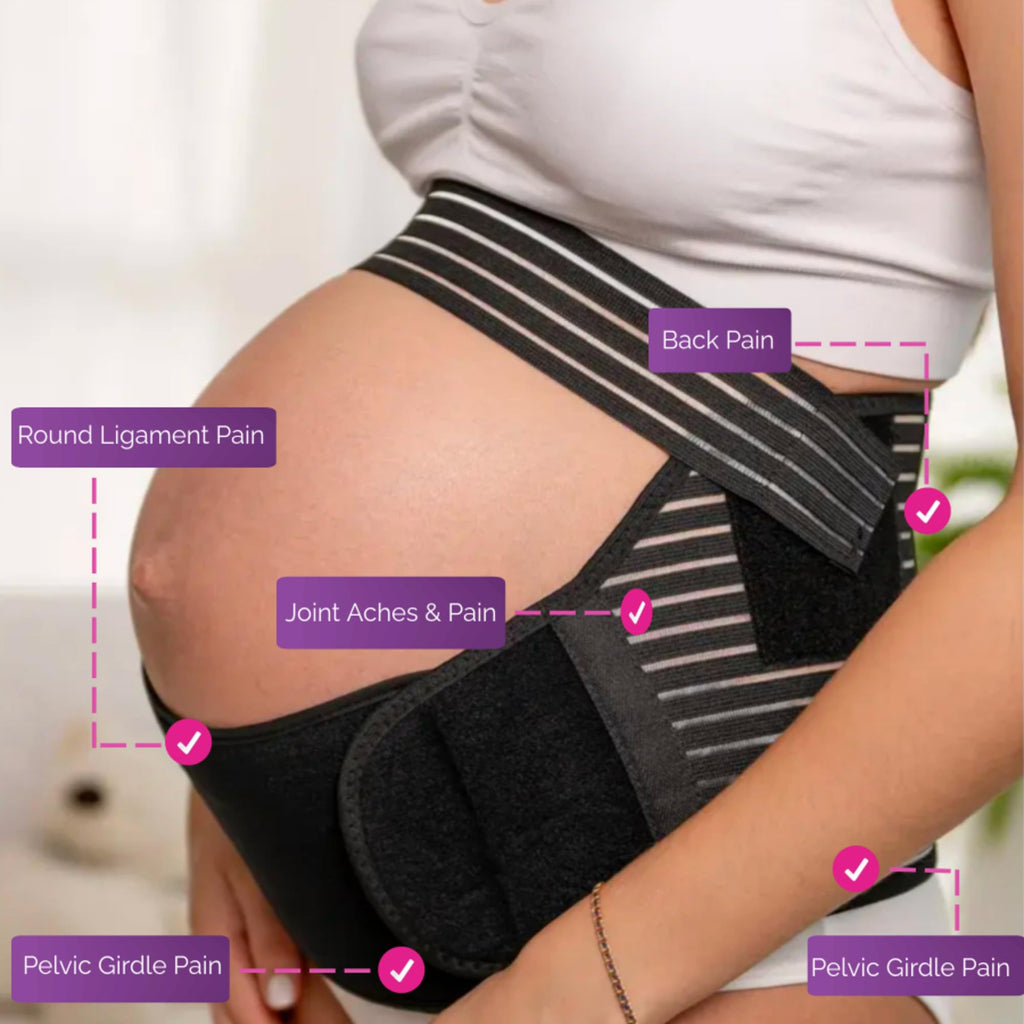 4 in 1 Pressure Relief Pregnancy Belt for Support Maternity - Pelvic Pain SPD&PGP, Hip Pain Relieve Back, Helps Pregnancy Recovery, Pospartum Belt XLarge: 18-20 [100cm - 130cm]