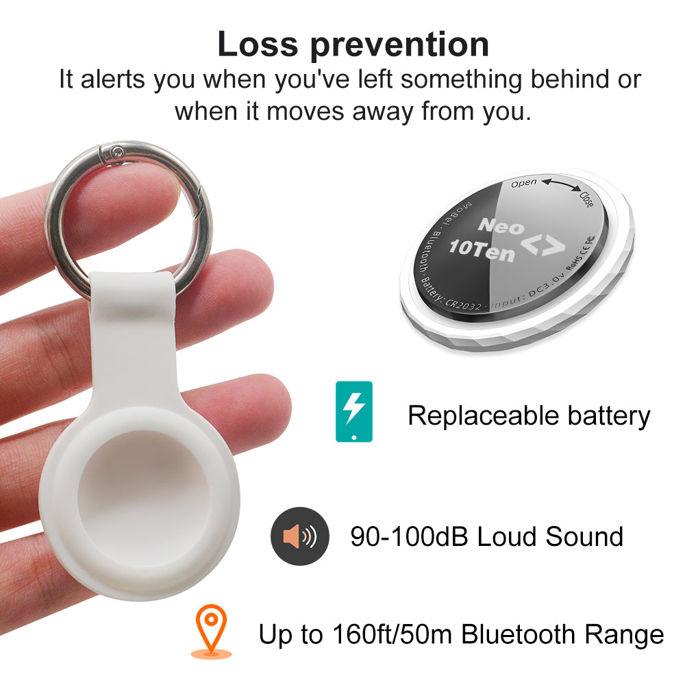 Neo10Ten Air Tracking Tag 2 Pack | Apple Find My Compatible | IP67