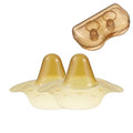 Neo10Ten Nipple Shields for Breastfeeding | Ultra-Thin Silicone | Nude Triangle | Pack of 2