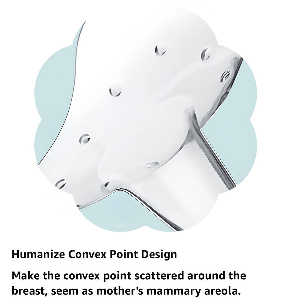 2pcs/Set Nipple Shields for Breastfeeding, Contact Breast Shield, Guards for Newborn - Help with Latch Difficulties, Flat or Inverted Nipples, Breast Feeding BPA Free Reusable Soft Silicone Protectors