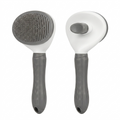 Neo10Ten Self-Cleaning Pet Grooming Brush | Dogs, Cats, Rabbits & Horses | Grey
