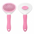 Neo10Ten Self-Cleaning Pet Grooming Brush | Dogs, Cats, Rabbits & Horses | Pink